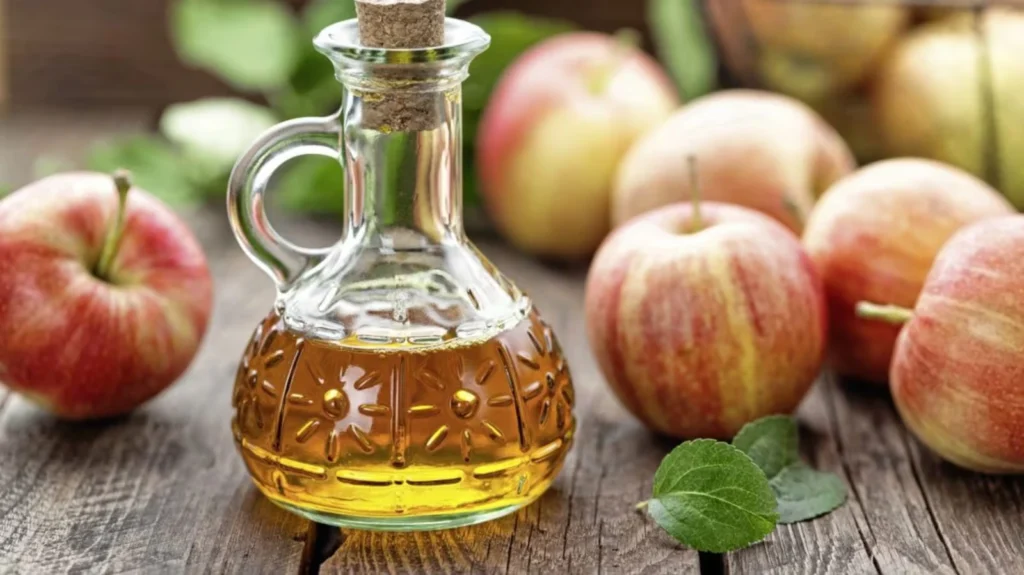 Apple cider vinegar is like liquid sandpaper for your teeth